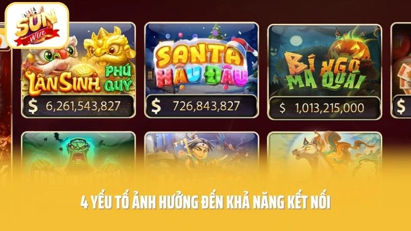 4 yếu tố ảnh hưởng đến khả năng kết nối