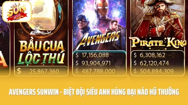 Avengers SUNWIN - Biệt Đội Siêu Anh Hùng Đại Náo Hũ Thưởng