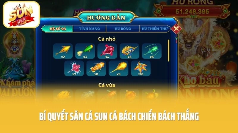 SUN Cá - Săn Boss Khủng Rinh Thưởng Cực Chất Mỗi Ngày 3 Bí quyết săn cá SUN cá bách chiến bách thắng