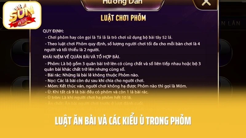 Cách Chơi Phỏm - Bí Mật Sau Những Lá Bài Tá Lả 2 Luật ăn bài và các kiểu ù trong Phỏm