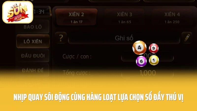 Lô Đề SUNWIN - Game Số Được Yêu Thích, Thưởng Cực Khủng 3 Nhịp quay sôi động cùng hàng loạt lựa chọn số đầy thú vị