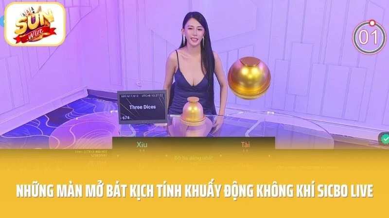 Live Sicbo SUNWIN - Nhịp Cược Sôi Động Bùng Nổ Cảm Xúc 2 Những màn mở bát kịch tính khuấy động không khí Sicbo Live