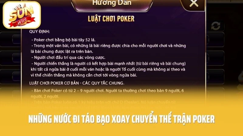 Poker SUNWIN - Cú Tố Định Mệnh Lật Ngược Thế Cờ Căng Go 2 Những nước đi táo bạo xoay chuyển thế trận Poker